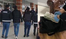Kastamonu'da çantaya zulalanmış binlerce uyuşturucu bulundu: 3 kişi tutuklandı!