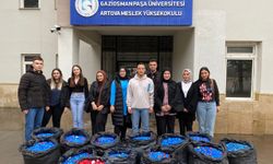 TOGÜ'de tekerlekli sandalye almak için 180 bin plastik kapak toplandı