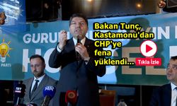 Adalet Bakanı Tunç Kastamonu'ya geldi: O para kuleleri CHP'yi Türkiye'de sandığa gömecek