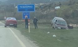 Taşköprü'de trafik kazası..!