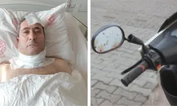 Korkunç olay: Motosiklet sürücüsü adamın boğazı kesildi!