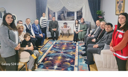 Kastamonu Valisi Meftun Dallı, Şehit Yaşar Yılık'ın ailesini ziyaret etti!