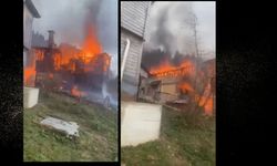 Büyük yangın! Kastamonu'da alevler iki evi sardı! (Video Haber)