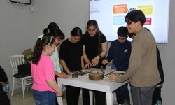 Trabzon'da öğrencilerden 'Robotik Kodlama ve Steam Kursu'na ilgi