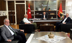 Kastamonu Özel Nefes Hastanesi yönetimi, Belediye Başkanı Baltacı'yı ziyaret etti