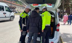 Kastamonu'da motosiklet ile tehlikeli yolculuğa polis ekiplerinden ceza!
