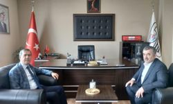 Amasya Emniyet Müdürü Kurt'tan Hamamözü Belediye Başkanı Demir'e ziyaret