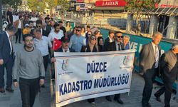 Düzce'de Tapu ve Kadastro Genel Müdürlüğünün kuruluş yıl dönümü kutlandı