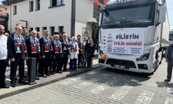Trabzon'dan Filistin'e yardım tırları yola çıktı