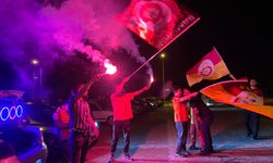 Taşköprü'de Galatasaray'ın şampiyonluğu coşkuyla kutlandı