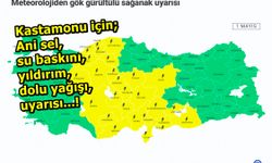 Kastamonu ile birlikte 28 il için sarı kodlu uyarı geldi! Türkiye haritası sarardı!
