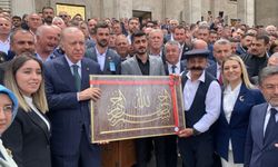 Cumhurbaşkanı Erdoğan'a Kastamonulu muhtarlardan büyük sürpriz! (görüntülü haber)