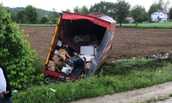 Taşköprü'de 2 kişinin yaralandığı kamyon kazasında detaylar belli oldu!