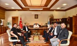 Başkan Hüseyin Arslan'a 'hayırlı olsun' ziyareti