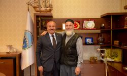 Muhtar Erdoğan’dan, Başkan Arslan’a ziyaret