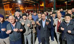 Hacı adayları Taşköprü'den kutsal topraklara dualarla yolcu edildi