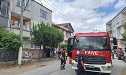 Samsun'da çatı katında çıkan yangın söndürüldü