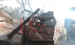 Kastamonu'da yangın: Samanlık, garaj, otomobil ve traktör küle döndü!