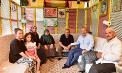 Başkan Arslan'dan şehit ailelerine bayram ziyareti