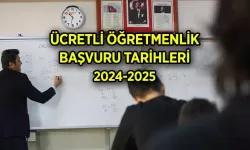 2024 Ücretli öğretmen başvurusu: Ücretli öğretmen başvurusu ne zaman? Ücretli öğretmen başvuru şartları neler?