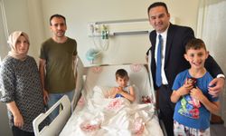 Görele Belediye Başkanı Dede, sünnet olan çocukları ziyaret etti