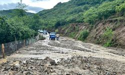 Ordu'nun İkizce ilçesinde şiddetli yağış hasara neden oldu