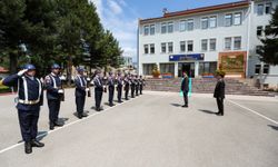 Tokat Valisi Köklü, İl Jandarma Komutanı Küyük'ü ziyaret etti