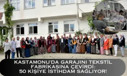 Kastamonu’da garajını tekstil fabrikasına çevirdi: 50 kişiye istihdam sağlıyor!