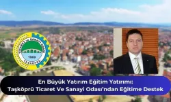 En büyük yatırım eğitim yatırımı: Taşköprü Ticaret ve Sanayi Odası’ndan eğitime destek