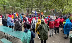 Kastamonu'dan gönüllü öğretmenler, arama kurtarma tatbikatına katıldı