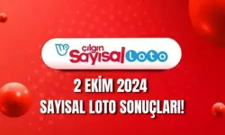 2 Ekim 2024 Çılgın Sayısal Loto Sonuçları| Çılgın Sayısal Loto Kazanan Numaralar ve Sorgulama Ekranı!