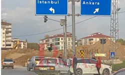 Kastamonu'da maddi hasarlı trafik kazası!