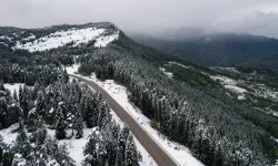 Kastamonu'da sonbahar ve kış aynı yerde buluştu!