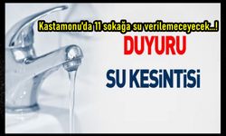 Acil tedbirinizi alın: Kastamonu'da 8 Ekim'de su kesintisi olacak!