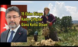 Bugün 15 Ekim Dünya Kadın Çiftçiler Günü