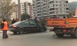 Kastamonu'da trafik ışığının olmadığı kavşakta trafik kazası!