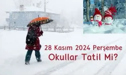 28 Kasım 2024 Perşembe Okullar Tatil Mi? 28 Kasım Perşembe Hangi İllerde Okullar Tatil Edilecek?