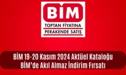 BİM 19-20 Kasım 2024 Aktüel Kataloğu: Bim’de Akıl Almaz İndirim Fırsatı: Bim’de Bu hafta hangi ürünler var?