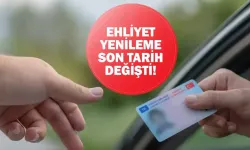 Ehliyet Yenileme Süresi Uzatıldı Mı? Ehliyet Yenileme Süresi Ne Kadar Uzatıldı? Ehliyet Yenileme Son Tarih Ne Zaman?