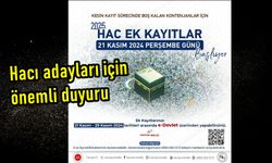 Hacca gitmek isteyenlere yeni fırsat! 2025 Hac Ek Kayıtları 21 Kasım 2024 Perşembe Günü Başlıyor