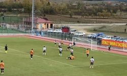 Taşköprüspor - Geredespor maçında gol sesi