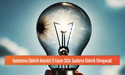 Kastamonu Elektrik Kesintisi 12 Kasım 2024: Saatlerce Elektrik Olmayacak!