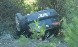 Kastamonu'da mıcıra kapılan otomobil takla attı: 1 yaralı var!