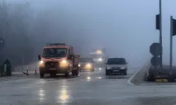 Kastamonu'da sis etkisini artırdı: Görüş mesafesi 50 metreye kadar düştü!