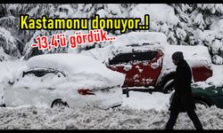 Çok üşüdük! Sibirya değil Kastamonu: Kastamonu'da 2 ilçe eksi 13,4'ü gördü