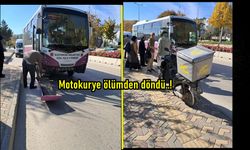 Kastamonu'da motokurye ölümden döndü!