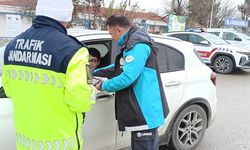 Taşköprü Bük mevkiinde jandarma sürücüleri durdurdu!