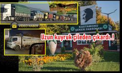 Kamyonculardan Kastamonu Şeker Fabrikasına kornalı tepki (görüntülü haber)