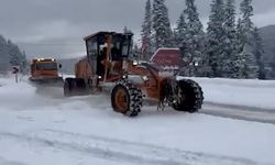 Kastamonu'da kar yağışı etkili oldu!