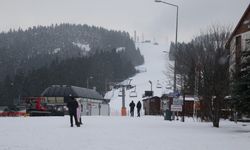 Kastamonu'nun Ilgaz Dağı'nda kar etkili oluyor